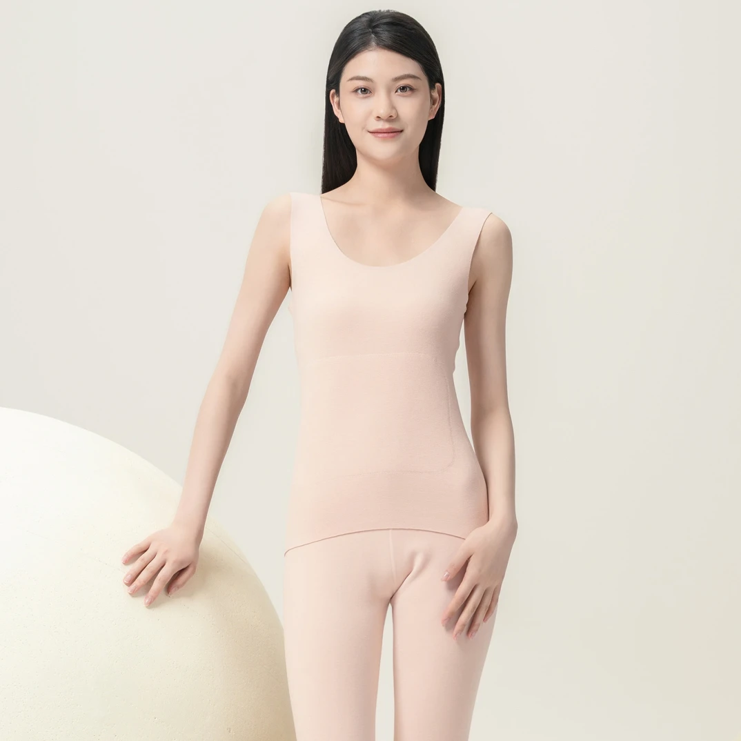 【三合竹衣】女士腹部贴片保暖背心