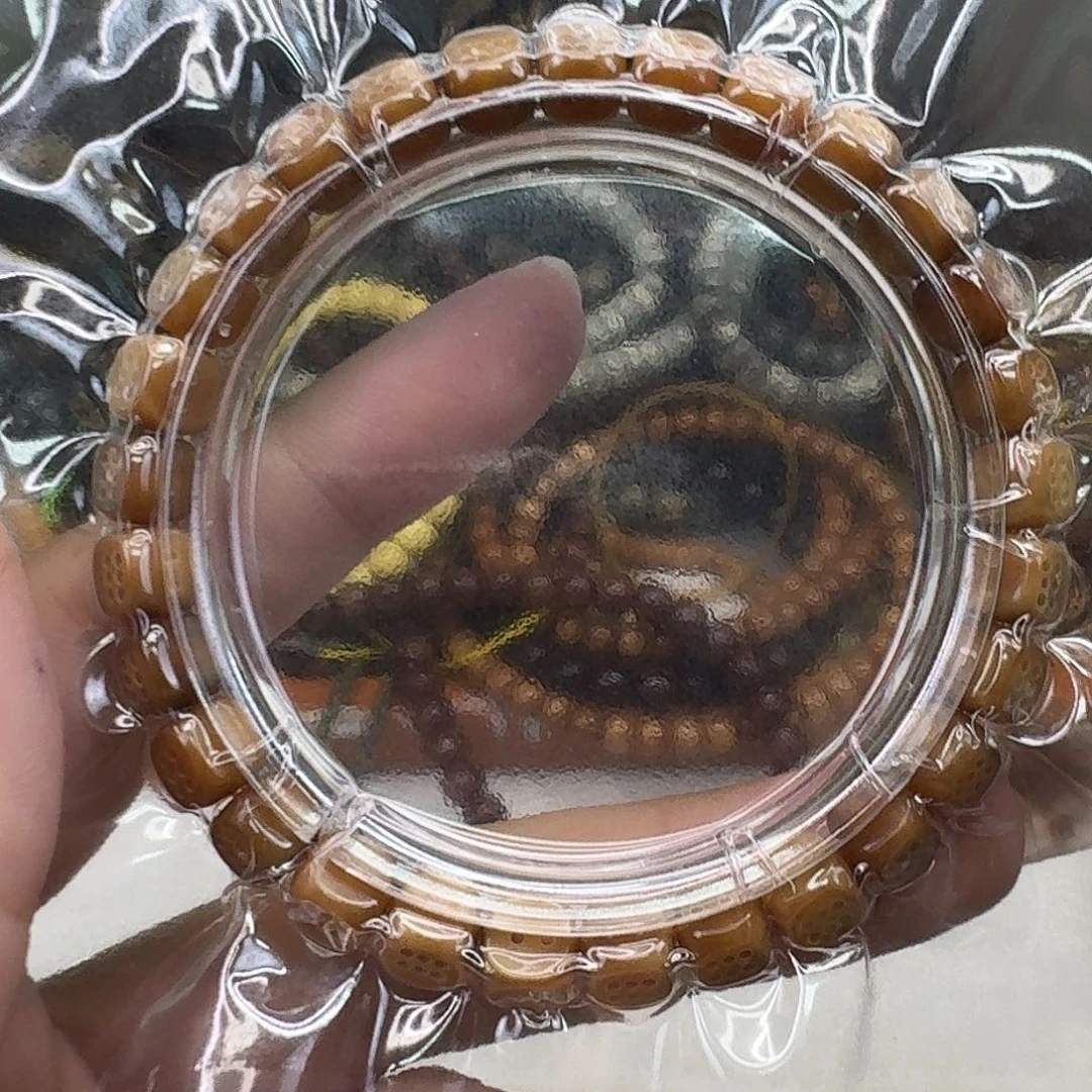 诸***.手串星月菩提30高端糯冰龙脊骰子7.7