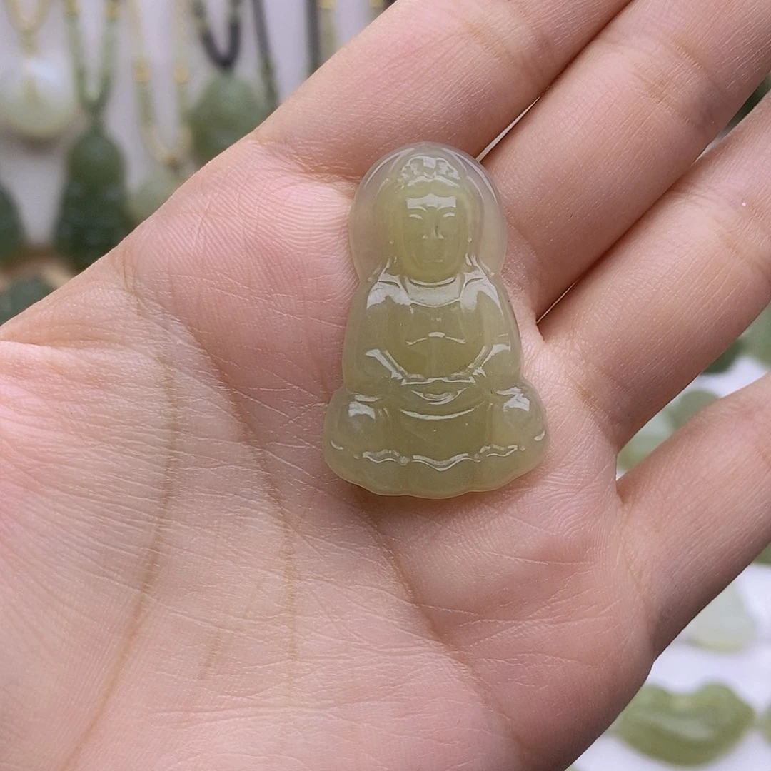 H***ᐝ和田玉未镶嵌颈饰