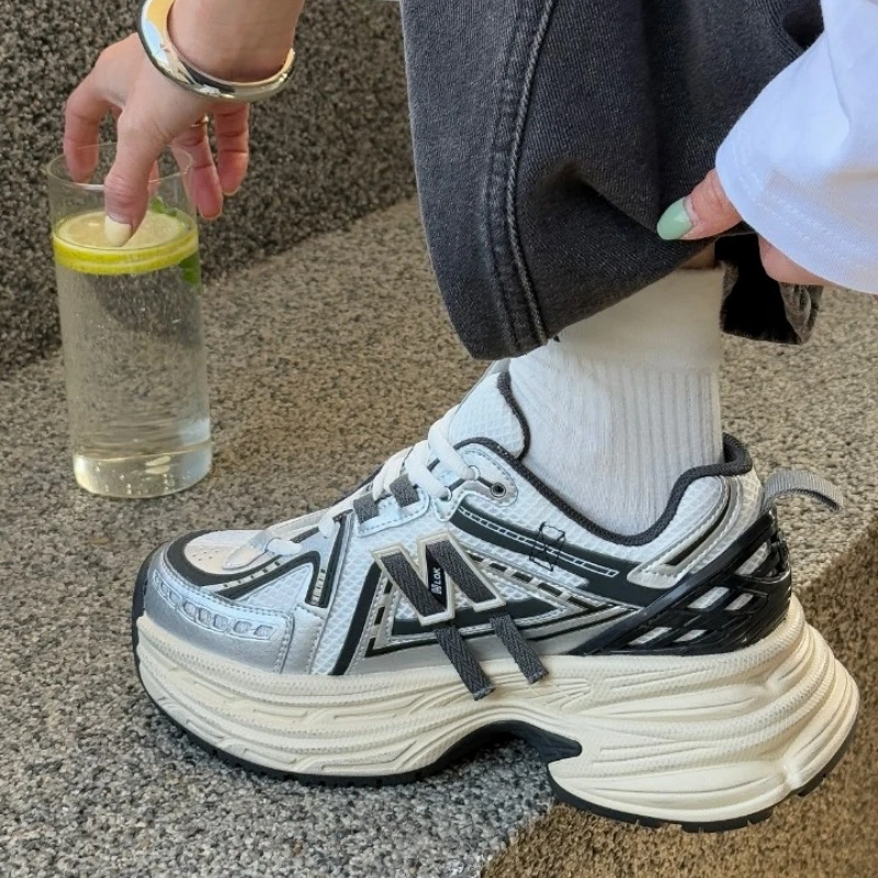 单鞋 慢跑鞋 女款 做旧擦色老爹鞋 舒适女鞋运动鞋【55-3073】