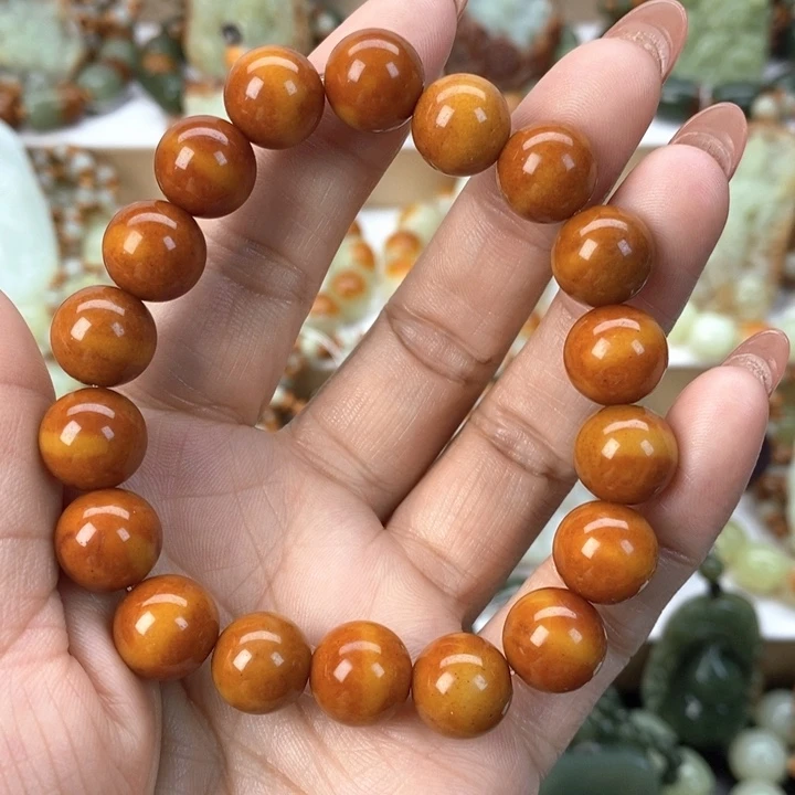 【闪购商品】透闪石质玉手串未镶嵌