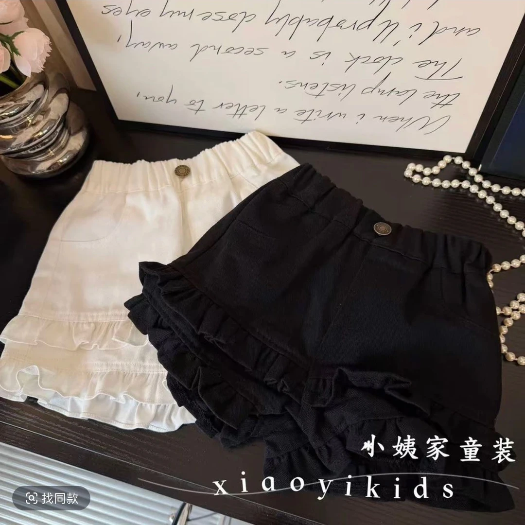 女童短裤夏季2025新款儿童夏装裤子洋气时髦女孩夏款休闲短裤