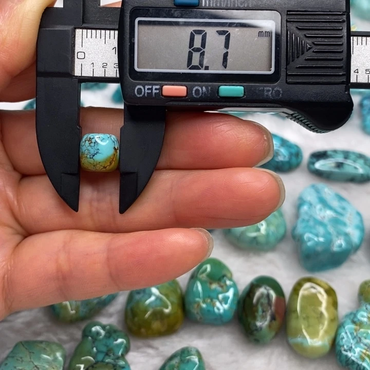 绿松石未镶嵌文玩配珠