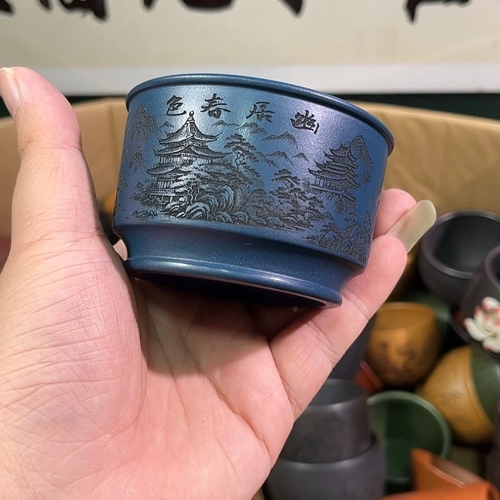 茶杯紫砂全手工紫砂主人杯