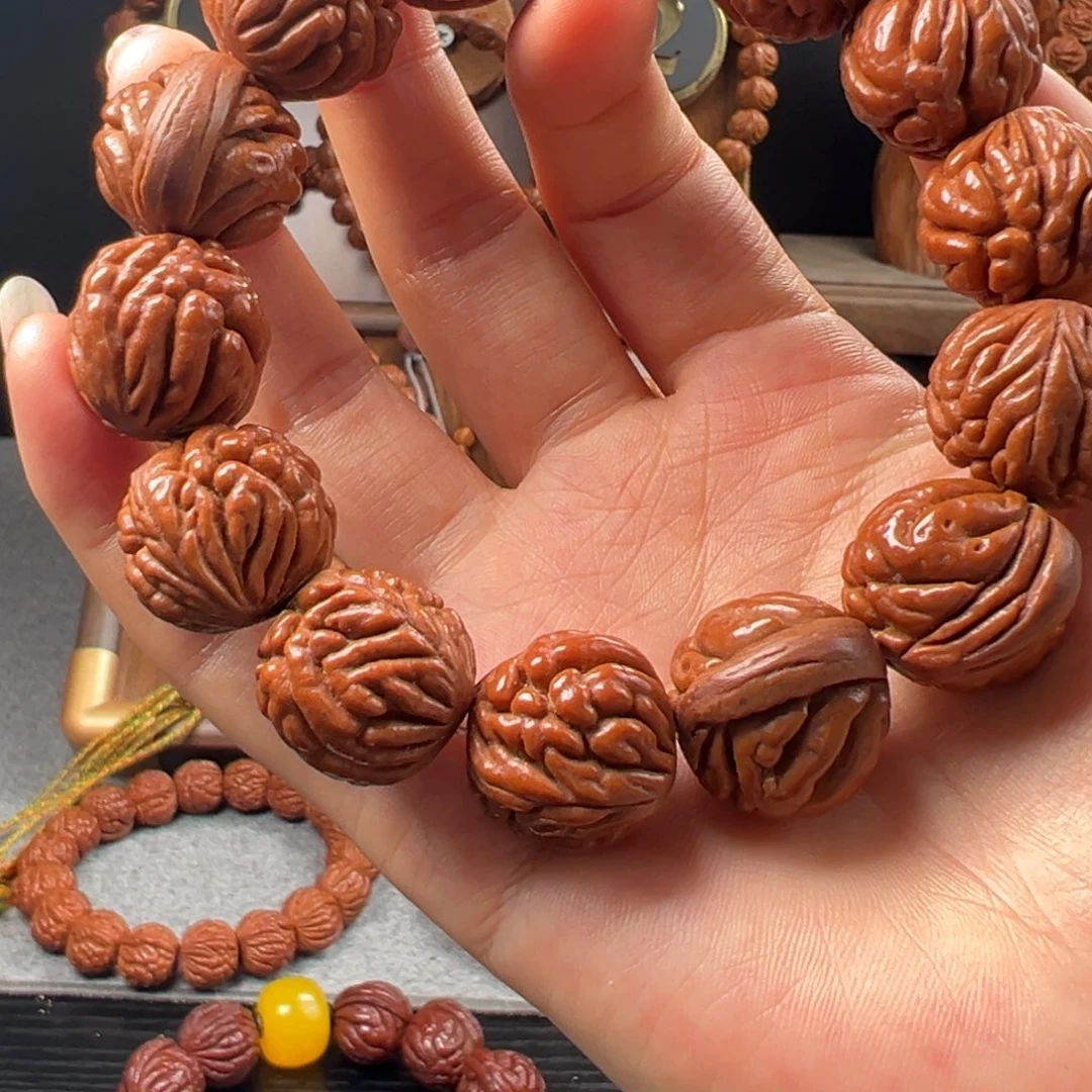 桃核手串20野生豹子头