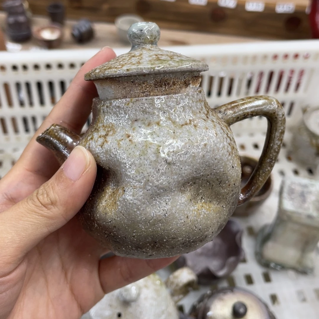 贝***悠茶壶柴烧柴烧茶壶瑕
