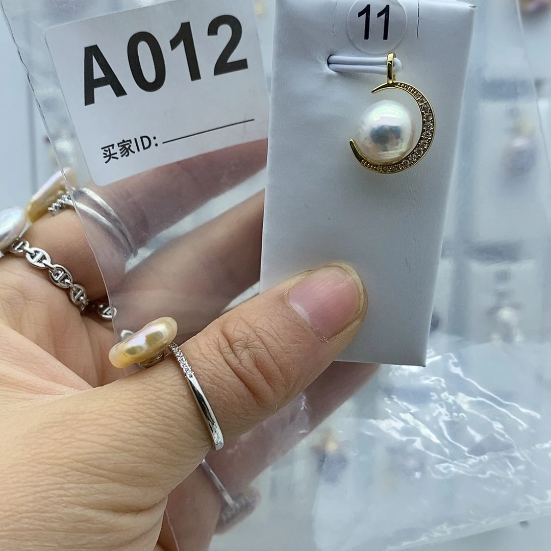 淡水珍珠颈饰钛钢