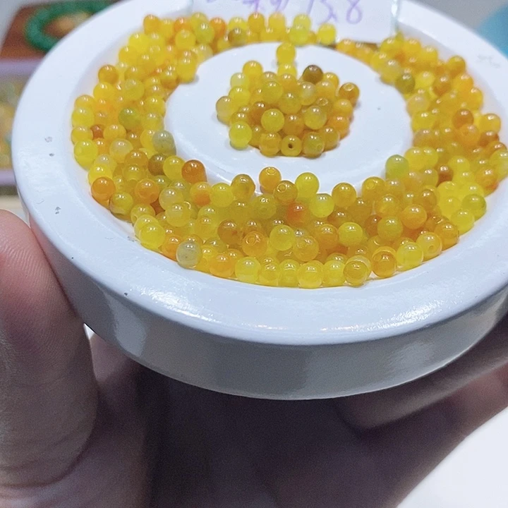 翡翠散珠冰鸡油黄卡3➕