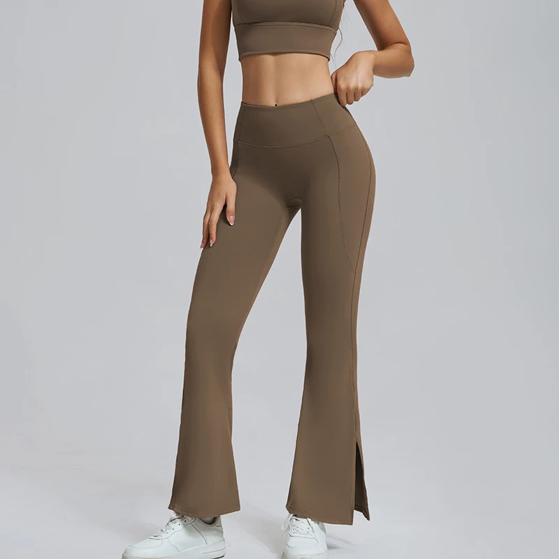 微喇瑜伽裤2025新款夏外穿高腰提臀运动裤跑步训练蜜桃臀健身裤女