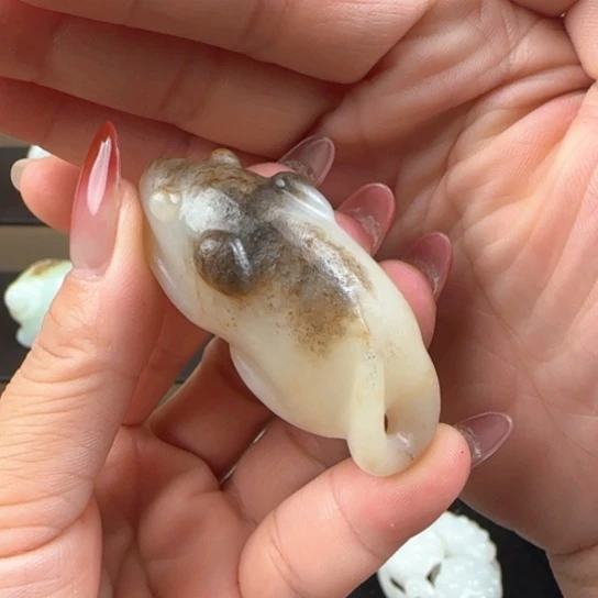 颈饰未镶嵌和田玉（糖玉）