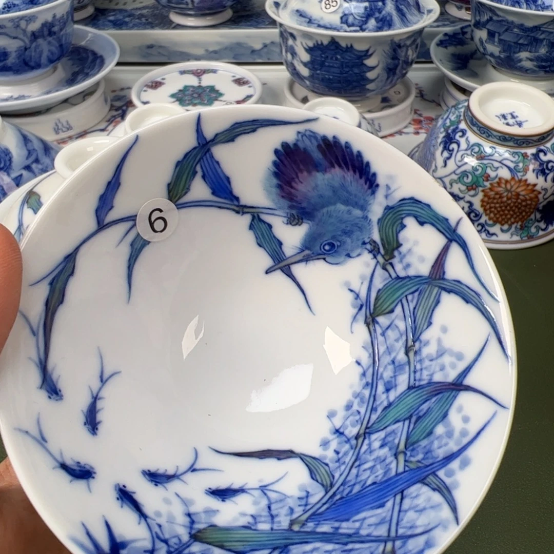 陶瓷景德镇纯手工纯手绘茶具木木6