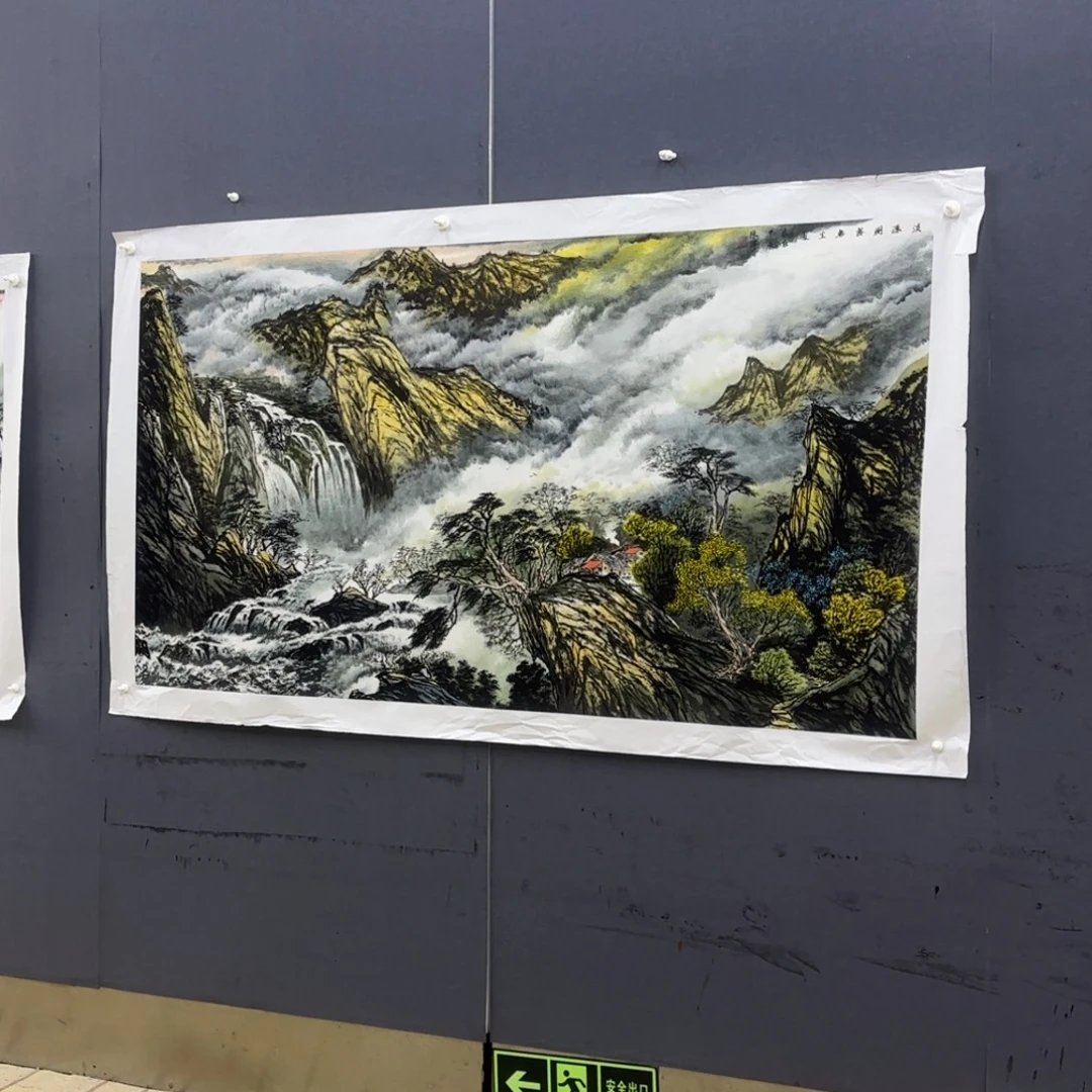 国画陈辉六尺山水艺