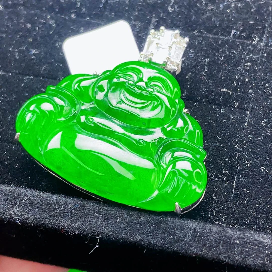 翡翠未镶嵌吊坠(不含链)221