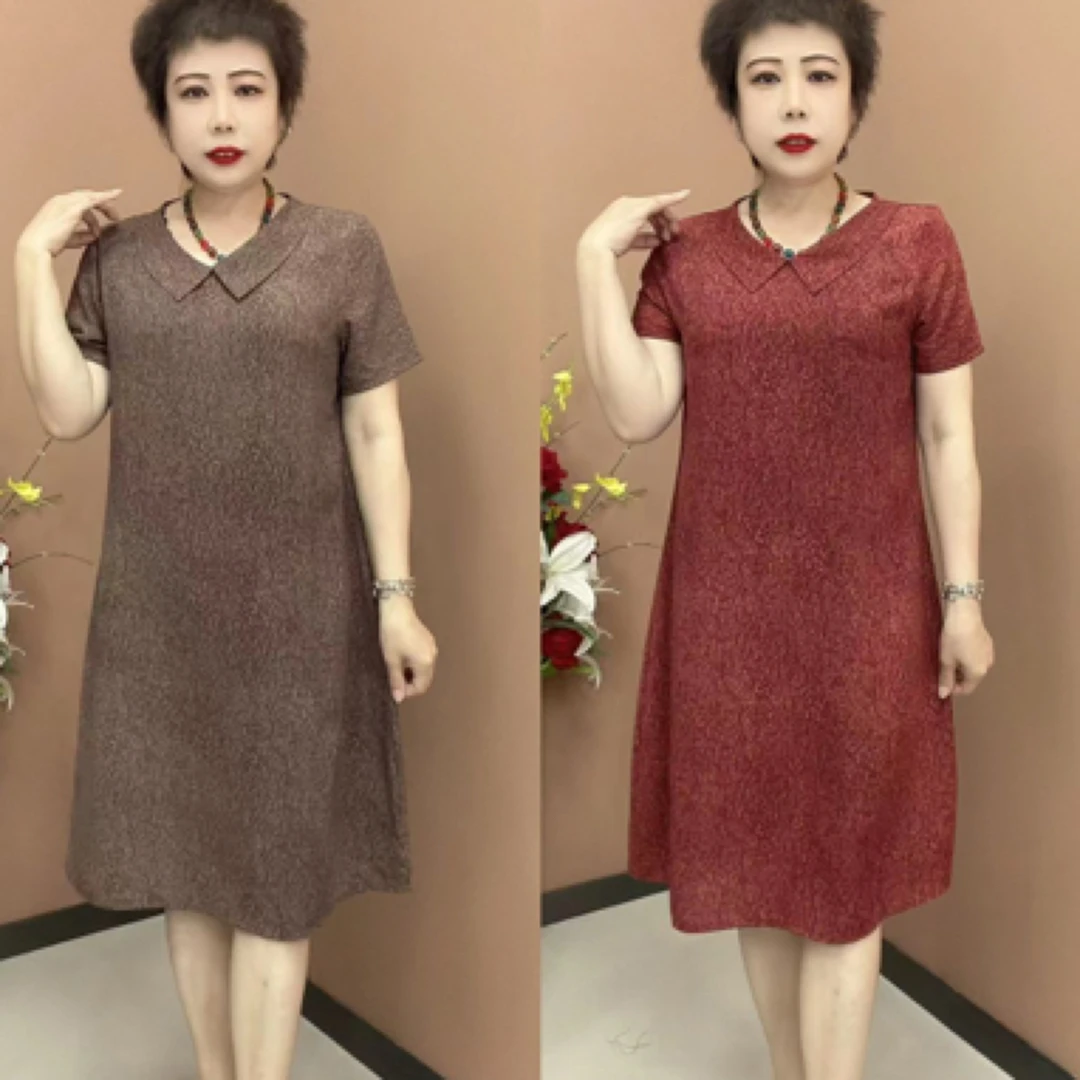 拼接原宿风娃娃领夏季短袖连衣裙裙子时尚