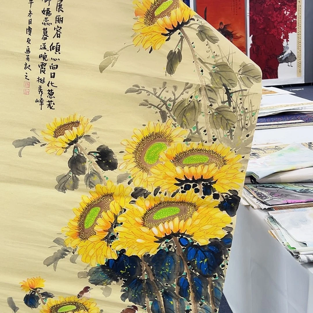 国画事事顺心如意万事如意万事