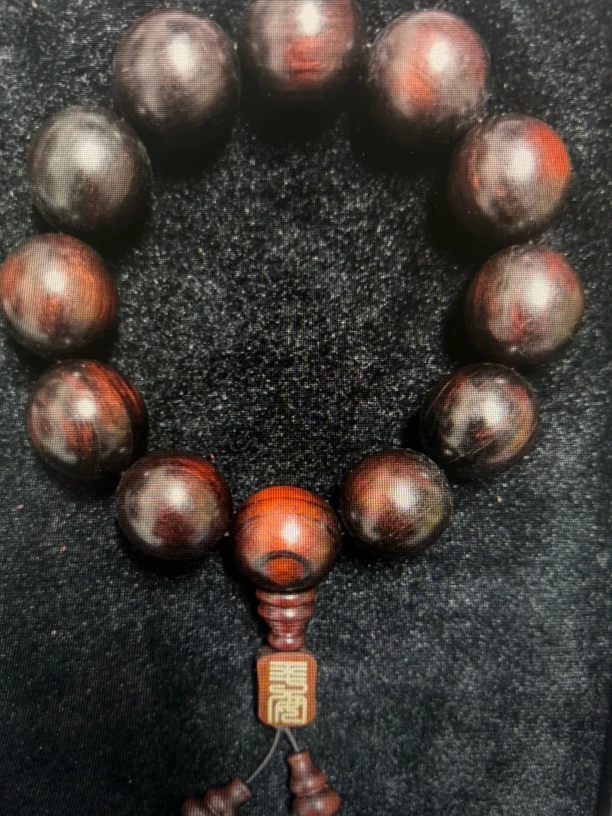 小叶紫檀2.0尺寸手串3612
