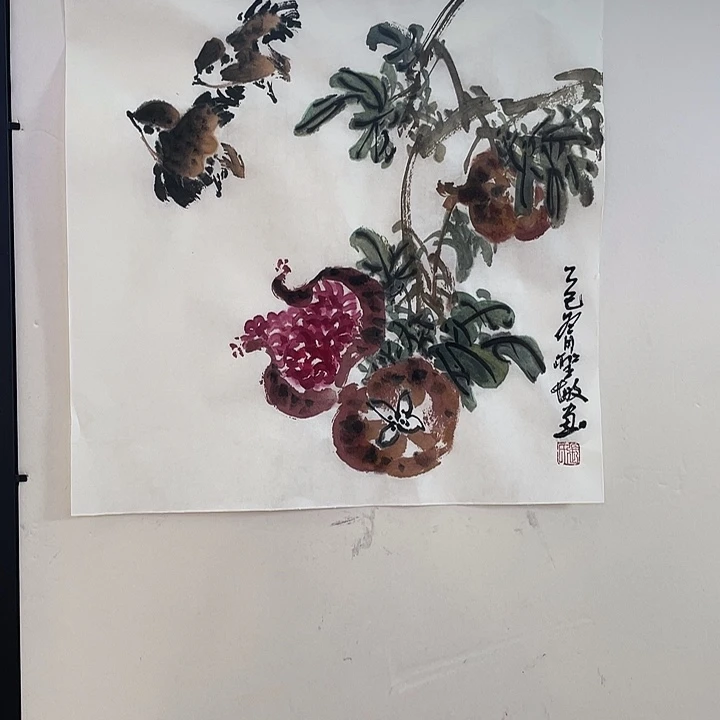 国画张圣敏先生纯手绘作品