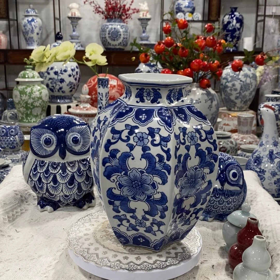 【闪购商品】摆件杨桃花瓶摆件……高度25