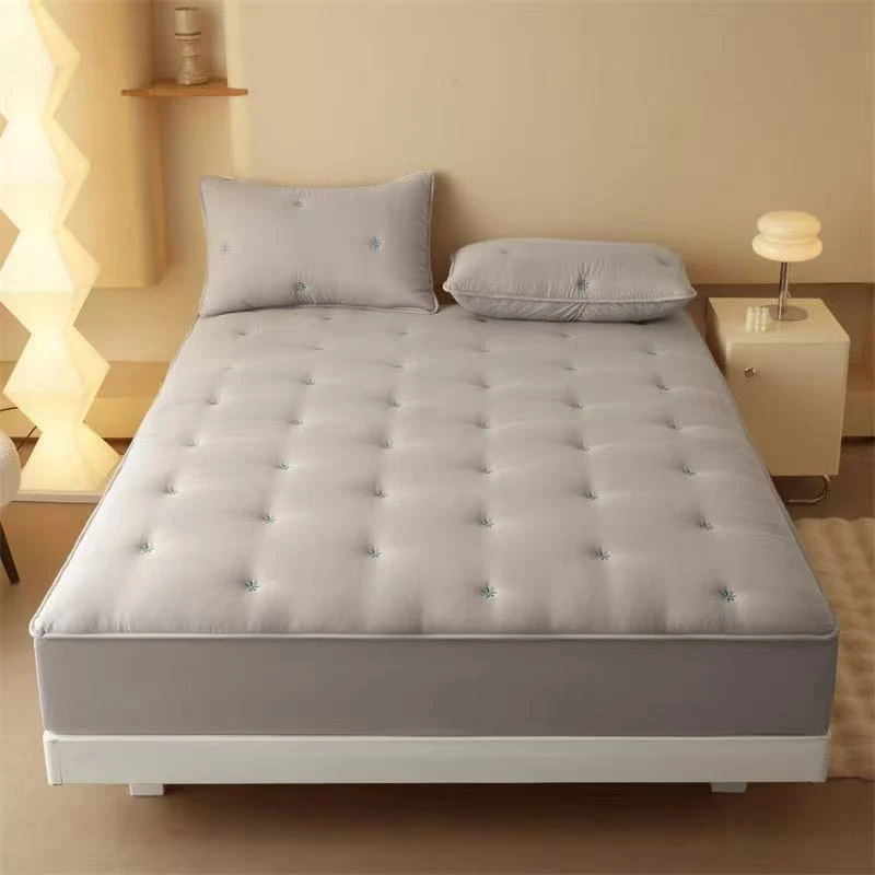 【三种颜色刺绣床笠】180*200cm笠边30cm透气亲肤防滑加厚罩床笠