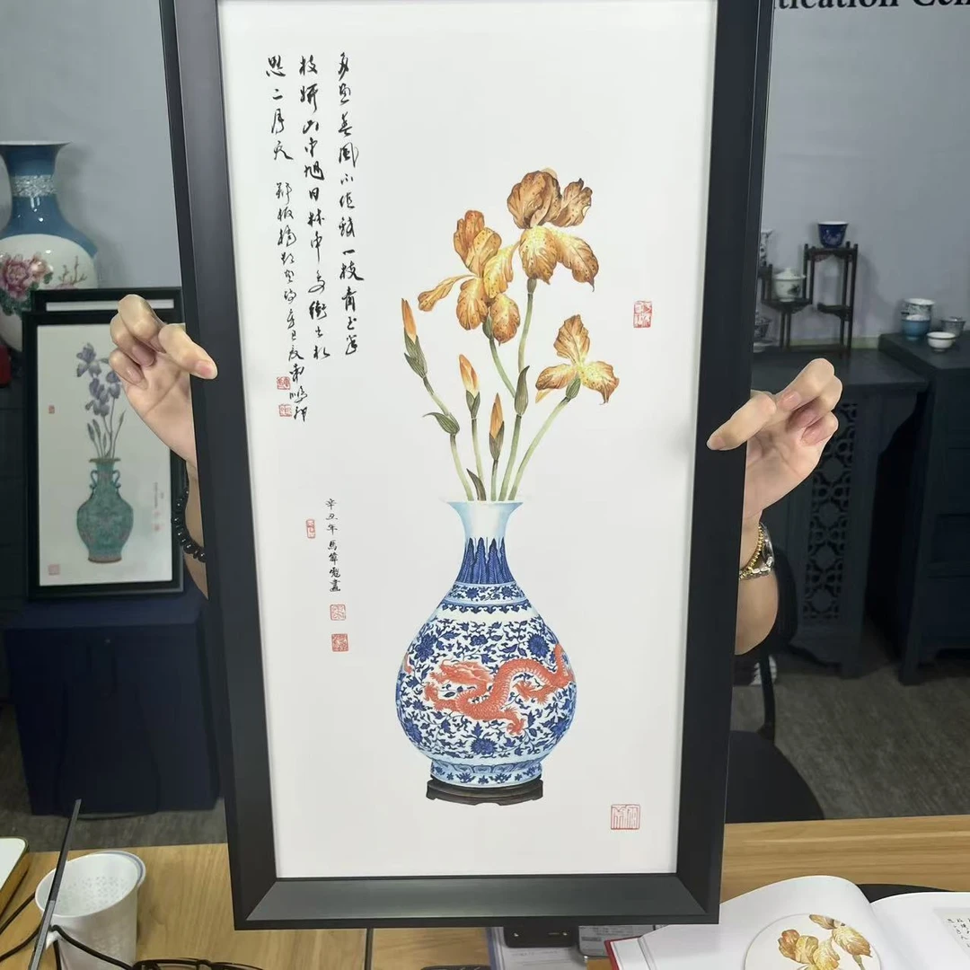 景德镇陶瓷瓷板画马伟彪教授轻工纯手工手作作品17