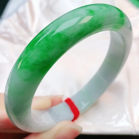 未镶嵌手镯翡翠58圈口882156