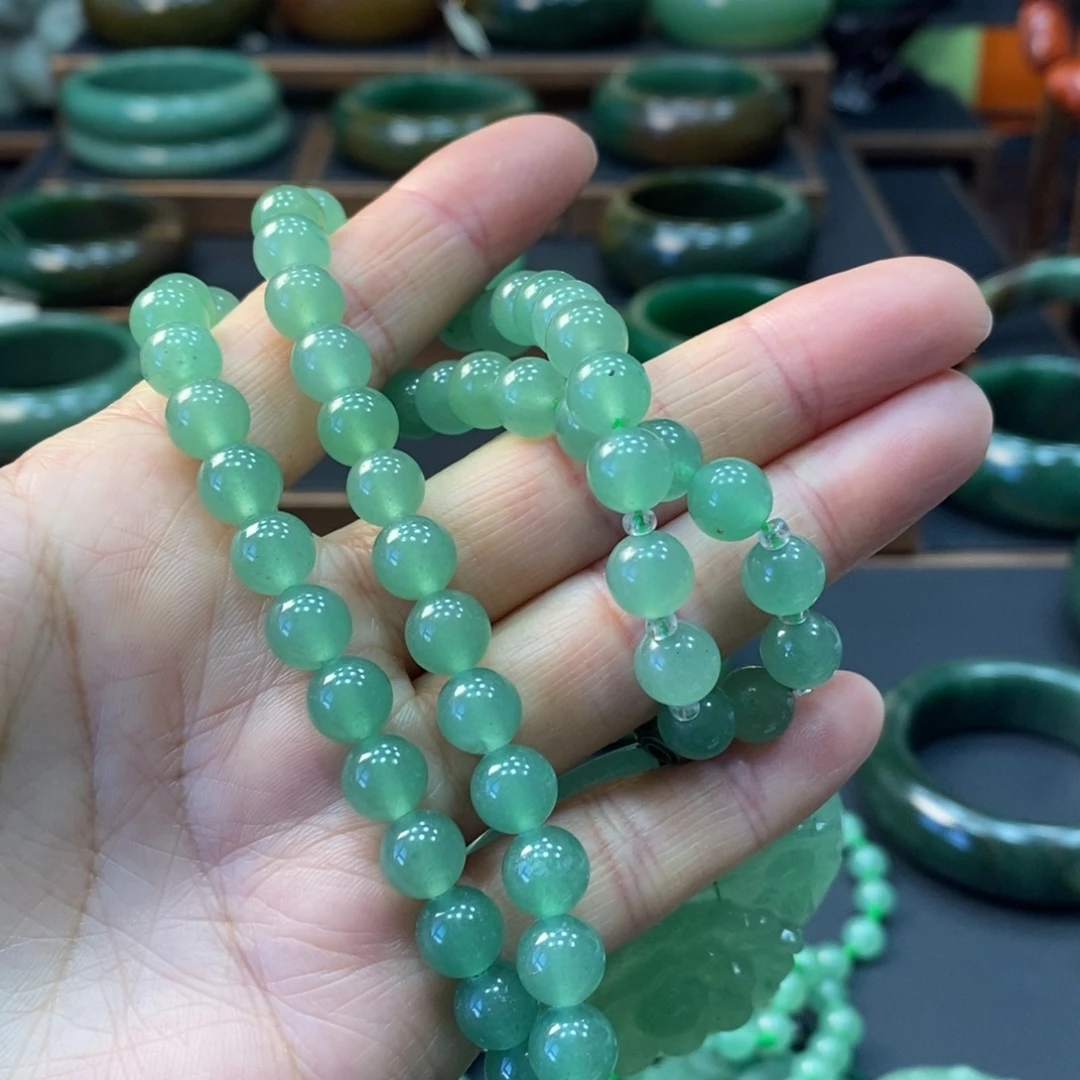 ꪋ***࿐石英质玉未镶嵌链