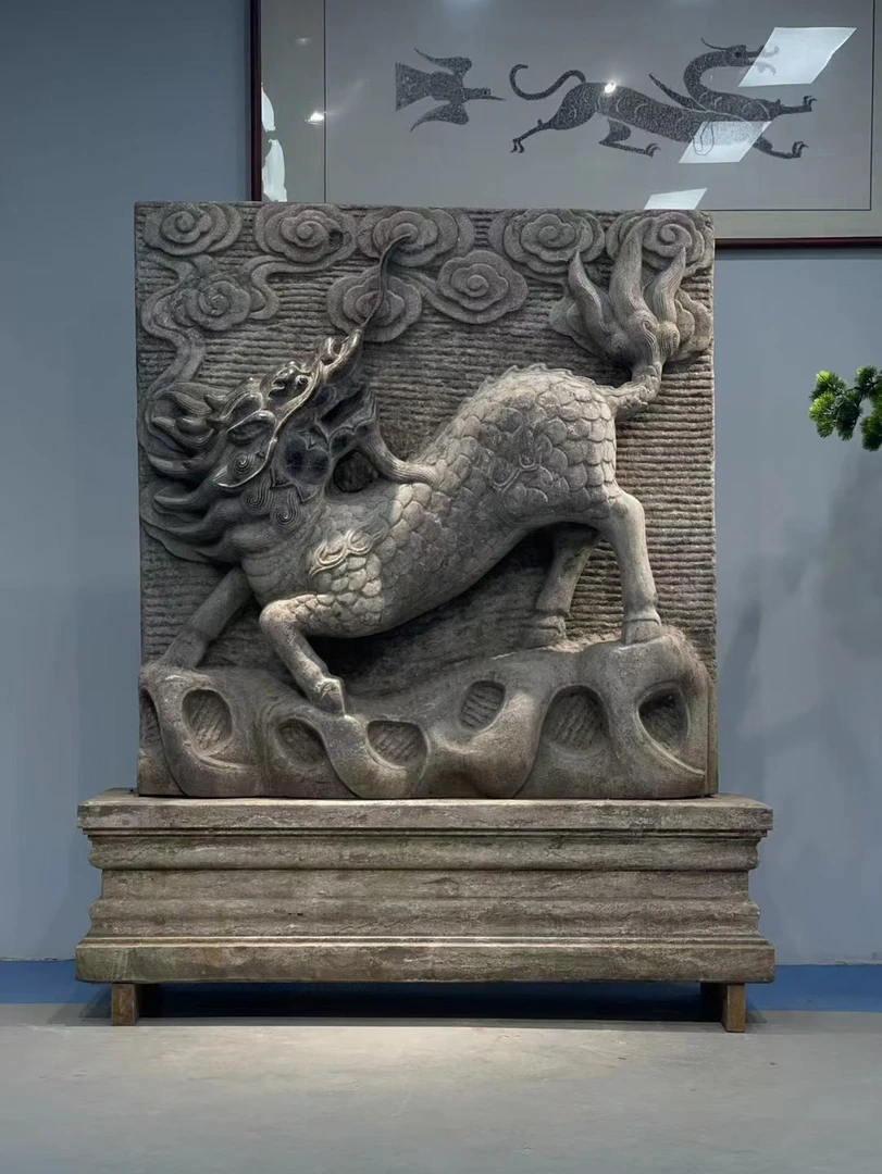 麒麟大屏风，品相如图不包邮