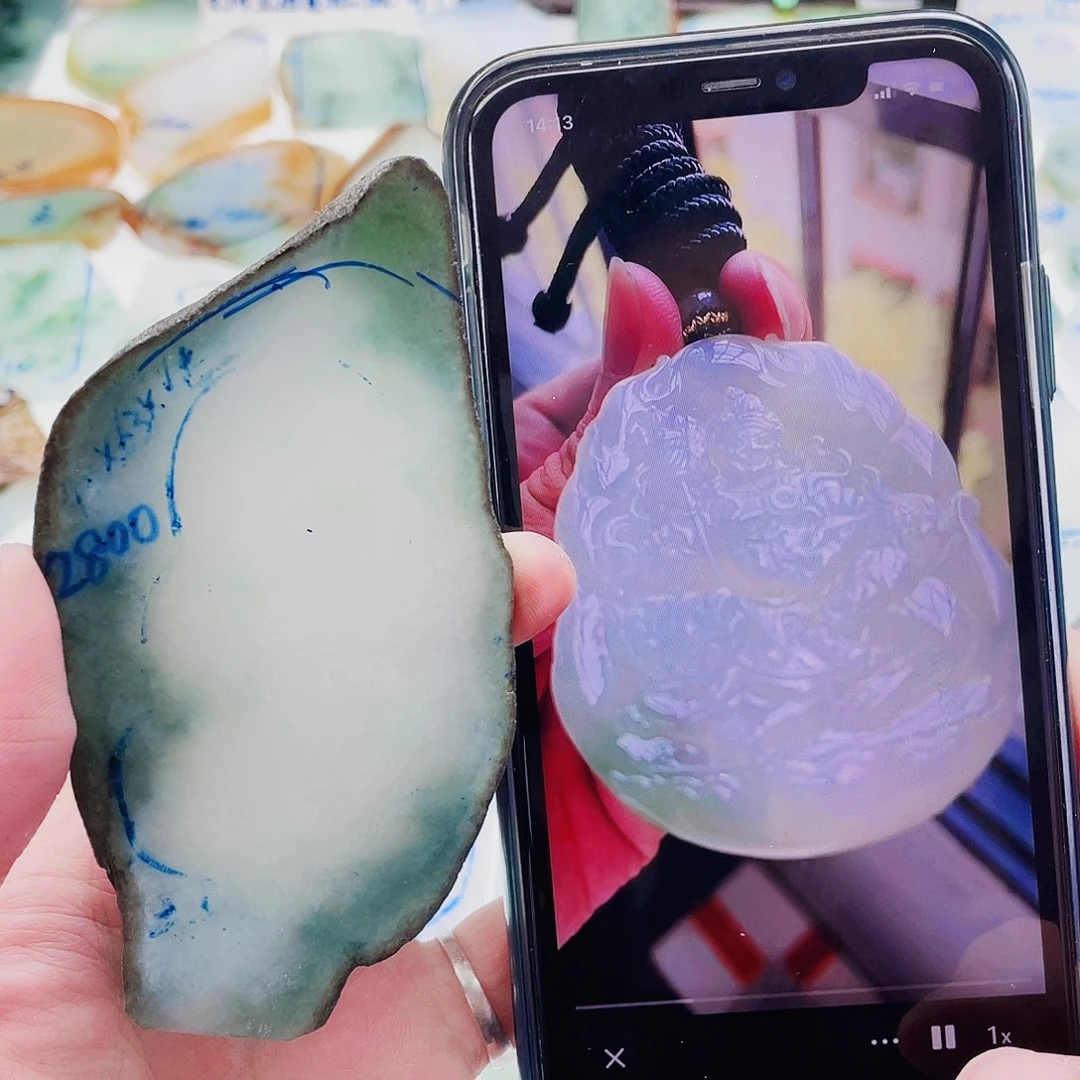 定制翡翠未镶嵌包工