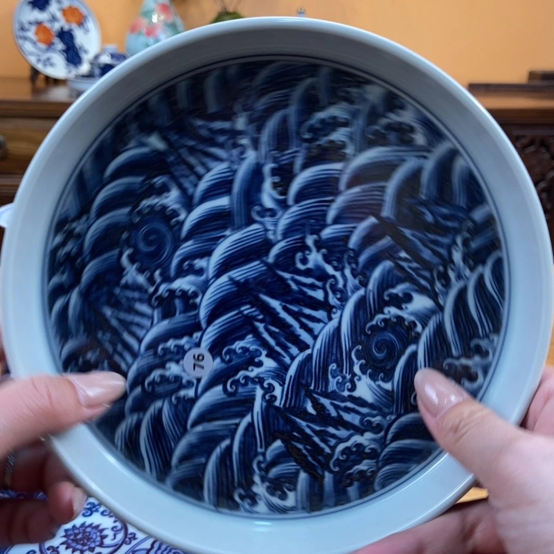 手绘现代茶具非古董