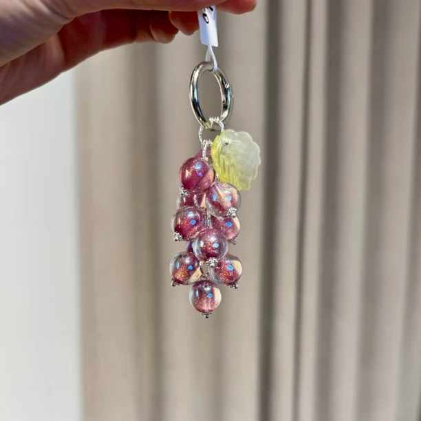 清川原创深海秘境葡萄串钥匙链手机链