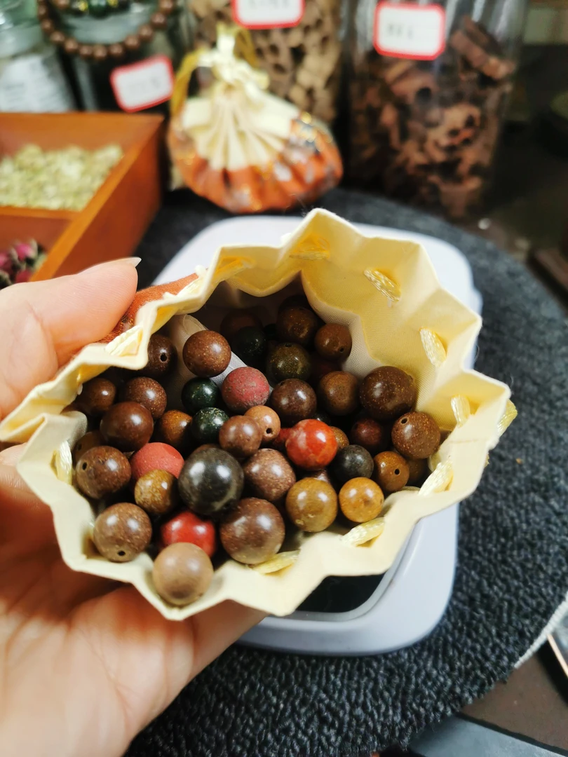 五方真气香瑕疵珠多规格香珠DIY珠80克