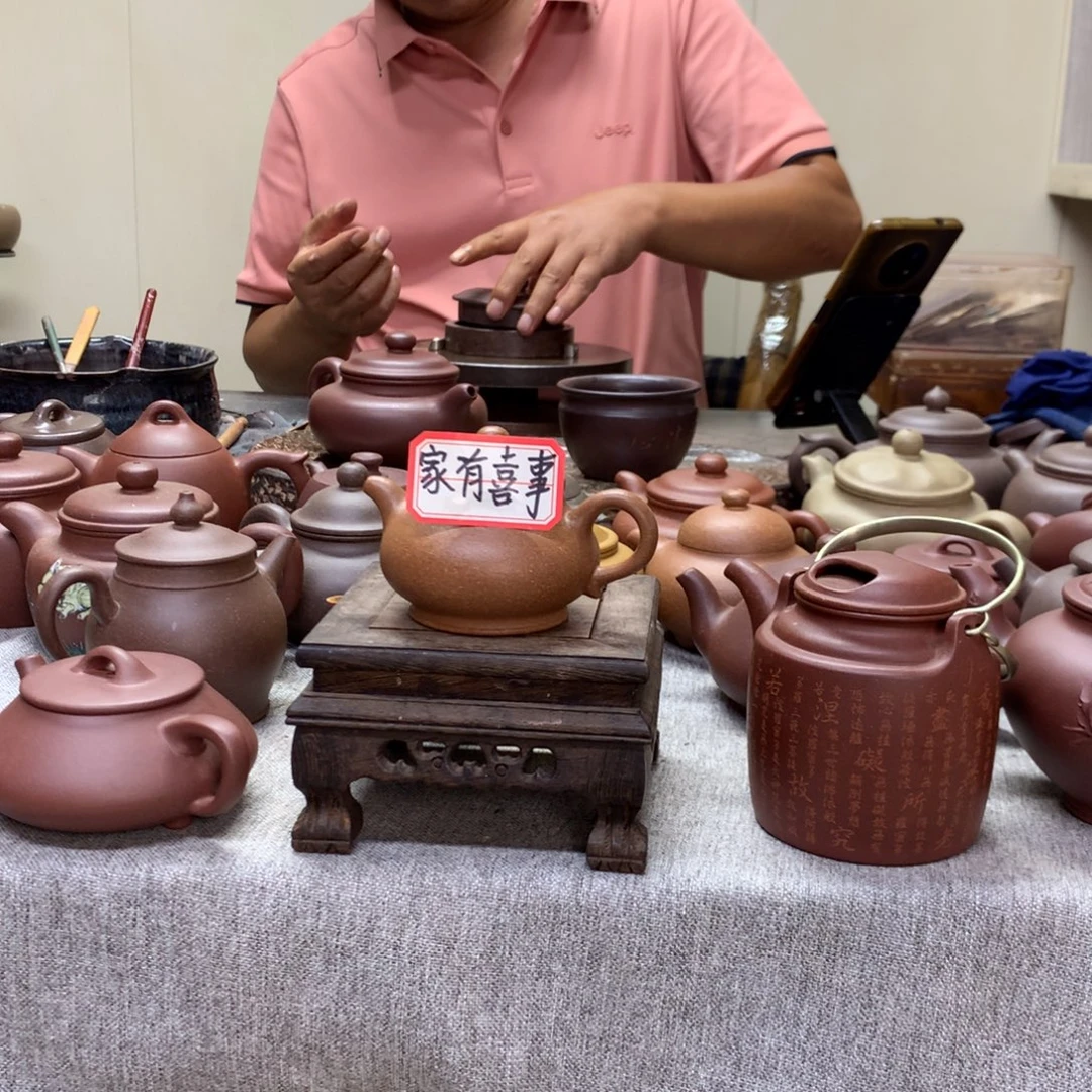 浩***君紫泥茶壶潘壶95 C半手工制作