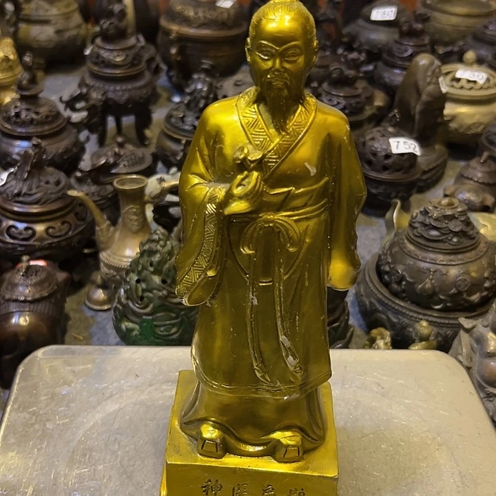 黄铜摆件，文房工艺品摆件
