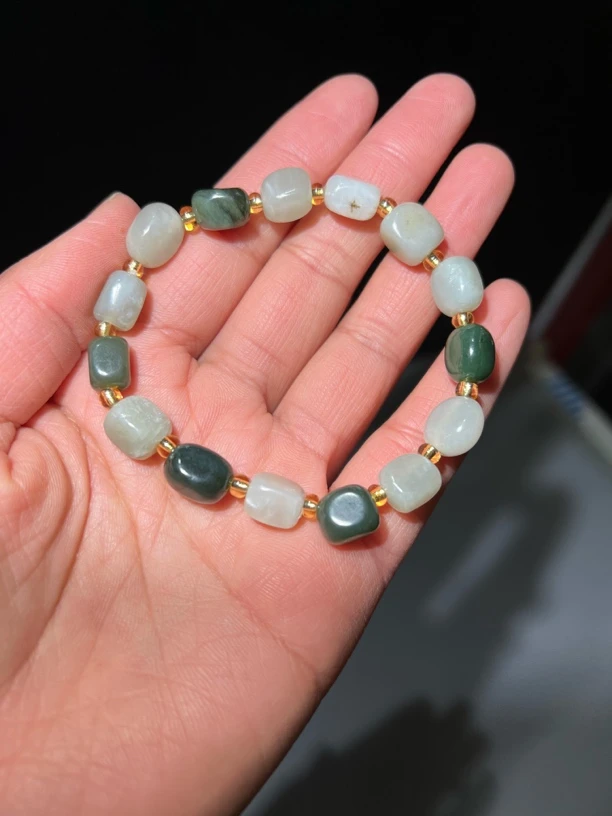 和田玉多宝手串配饰精美