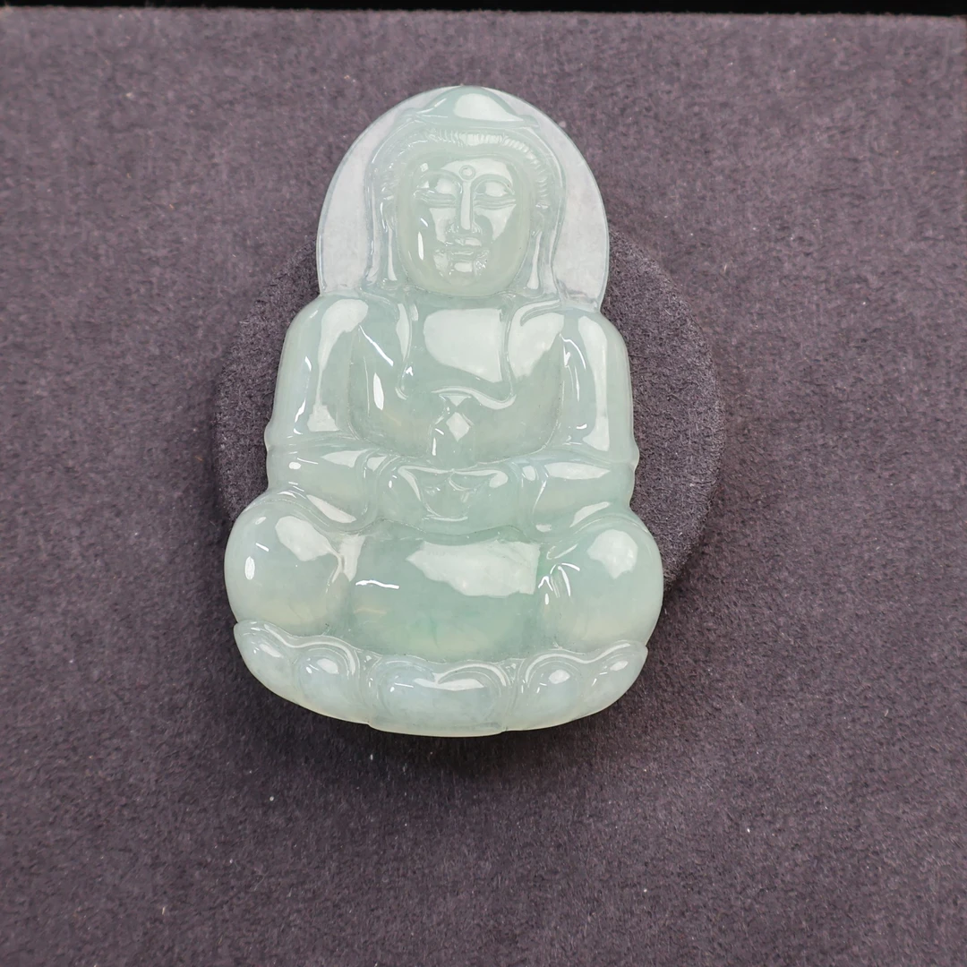 【徐雷珠宝】  翡翠挂件观音   928  （多样发一）