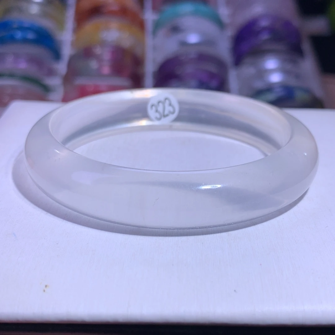 水晶银S925镶嵌手镯