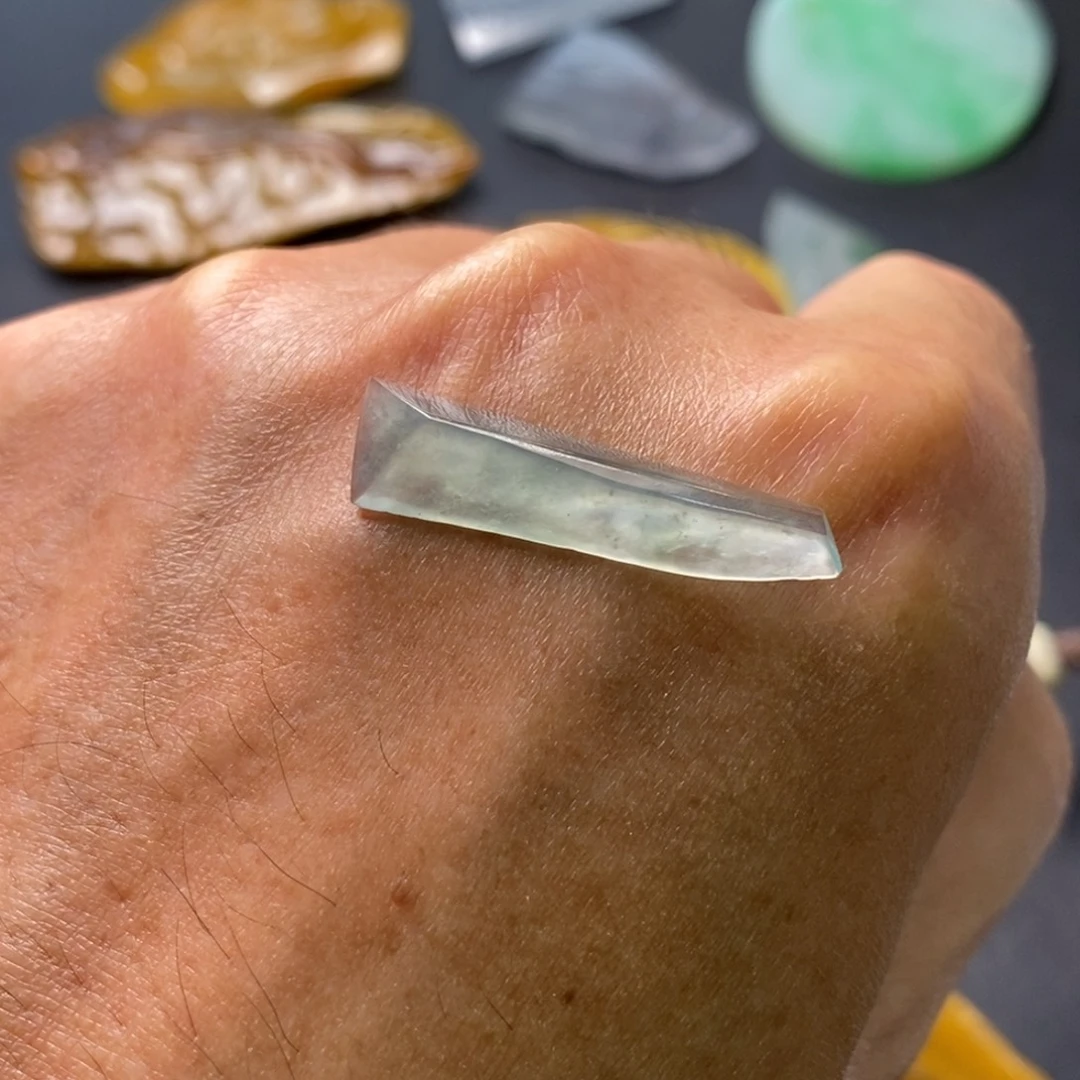 定制翡翠未镶嵌冰起光