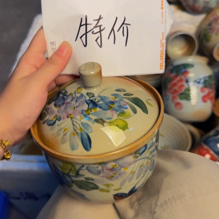 瓷片景德镇陶瓷手工手绘
