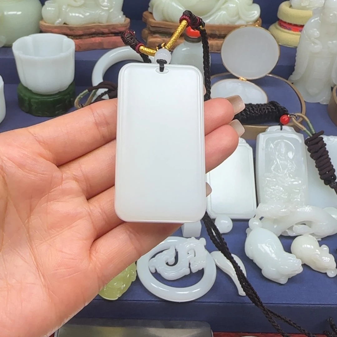 和田玉未镶嵌挂件G**海