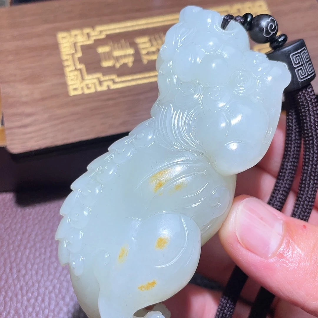 和田玉未镶嵌挂件D1