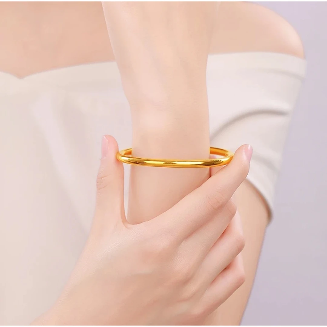 【鑫鑫甄选】磨砂素圈高端百搭卡3手镯