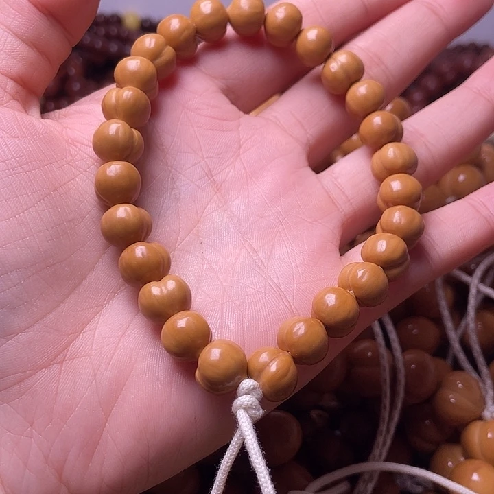 猴头核桃手串11尺寸镜面柯基屁桃手持全品无暇