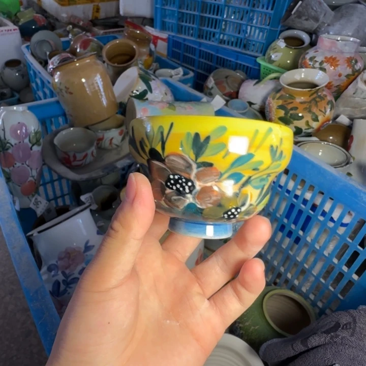 釉下彩手绘（瑕疵慎拍）33