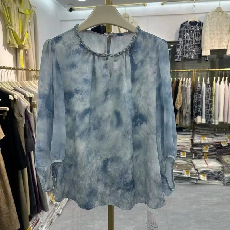 【上衣】夏季高档新款上衣设计感时装女装服装9396[SDN]J