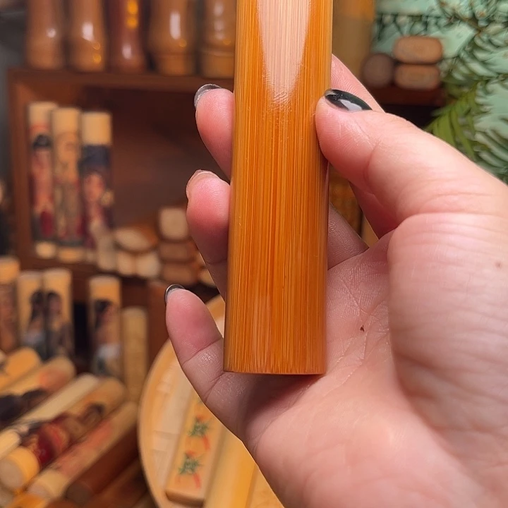 竹漫**生实心玉竹手把