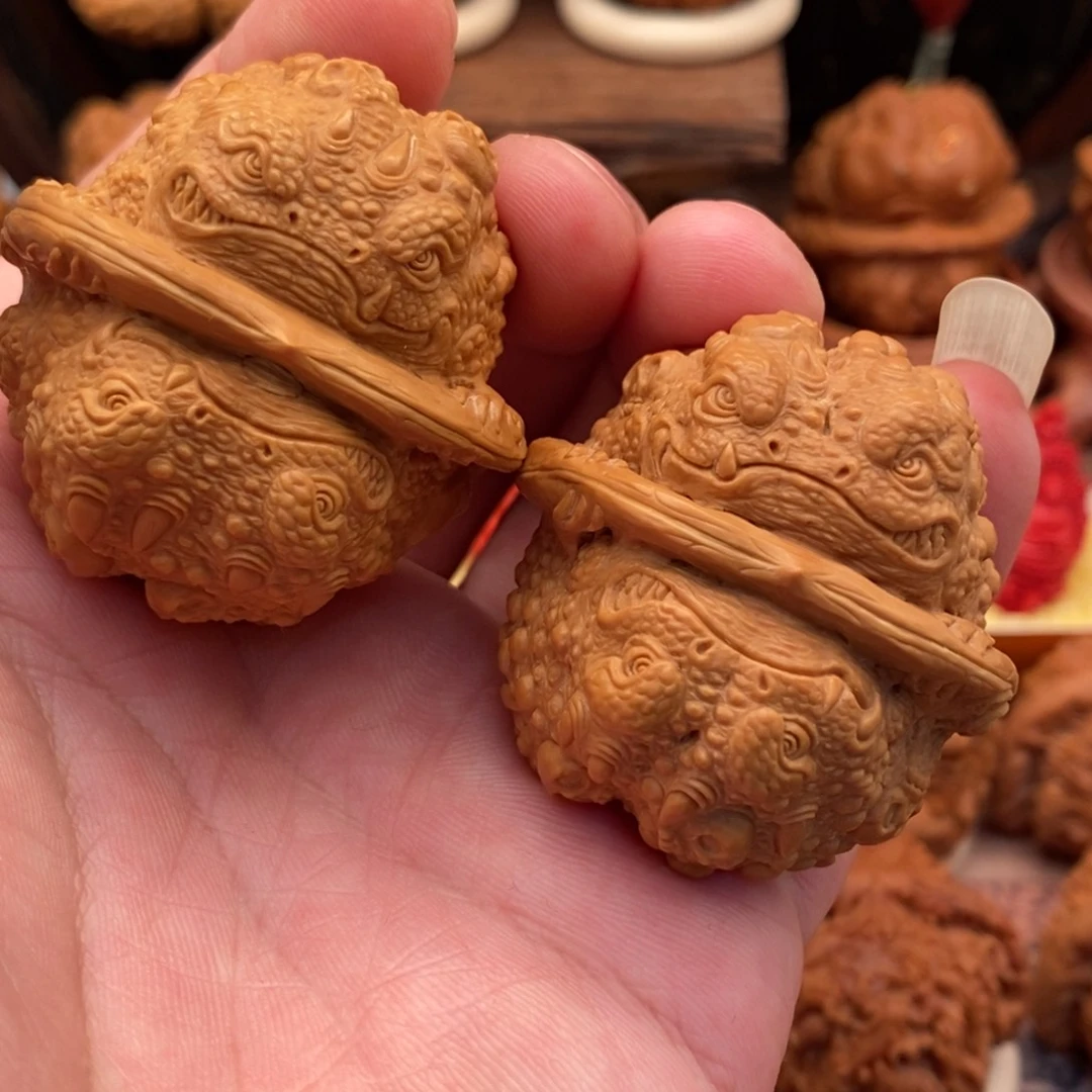 手串/手链核桃恶灵金蟾蛤蟆头