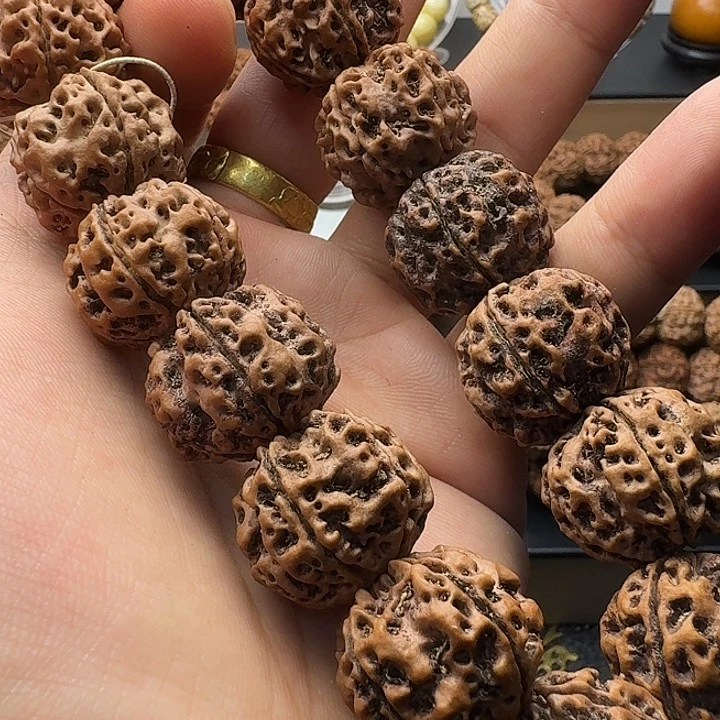 吊坠金刚菩提原生态经典蜂窝双龙