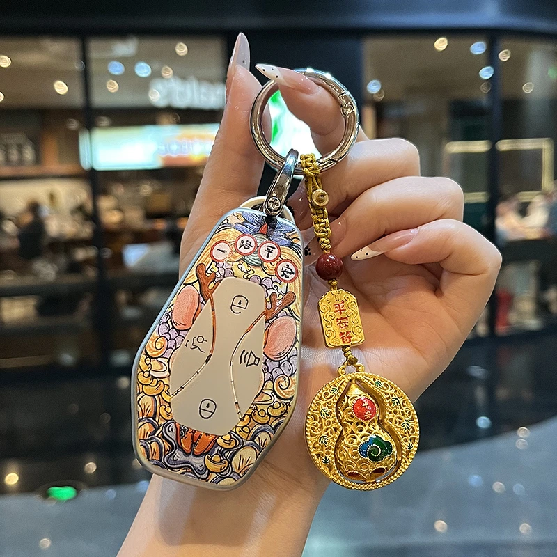 极狐阿尔法S5钥匙套T5扣T6壳ARCFOXt北汽新能源车阿尔法S高档女包