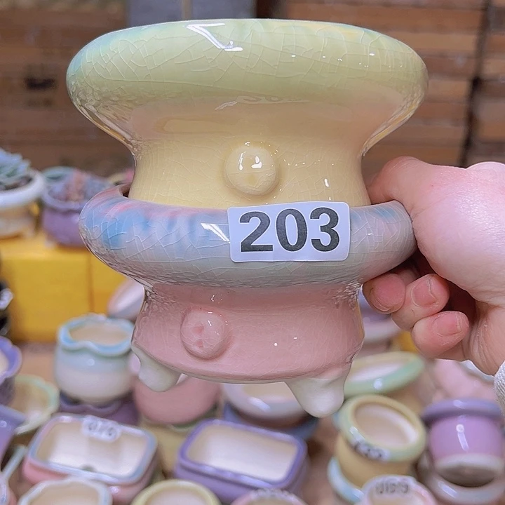 红陶陶瓷花盆当场满12包邮