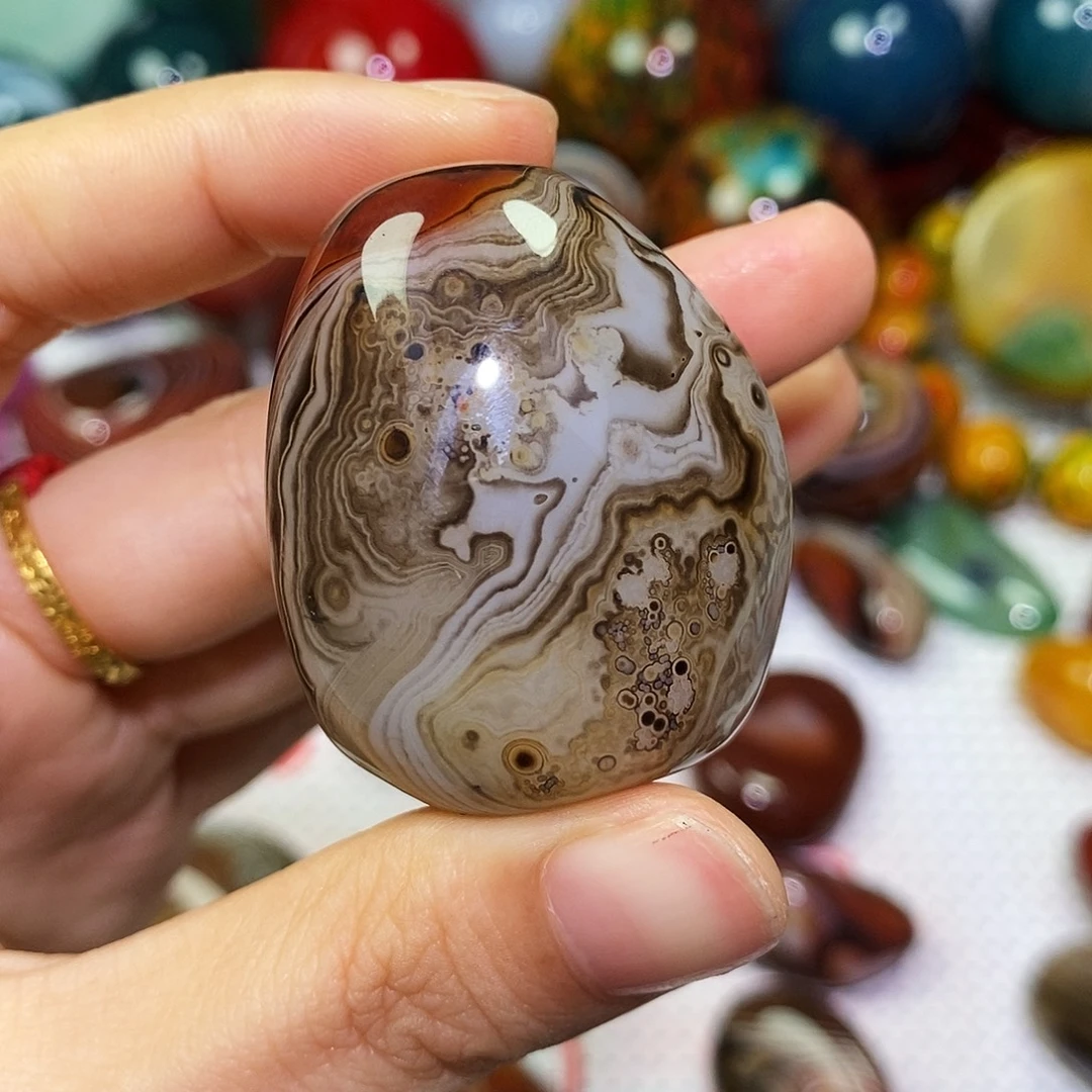 木***言玛瑙/玉髓未镶嵌珠宝奇石